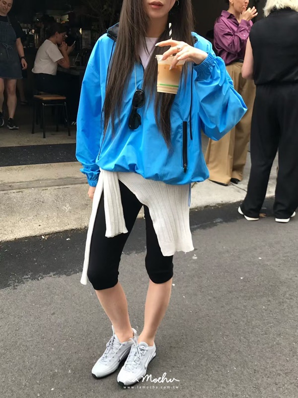 運動風連帽涼感上衣
